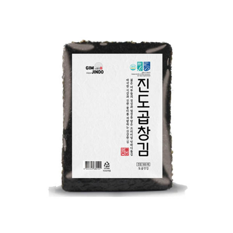 진도보석김 2026년 곱창생김 100매 이미지 1